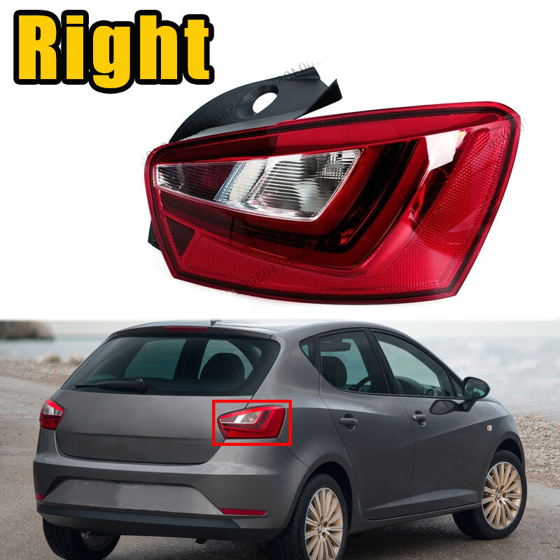 Right for Seat Ibiza 2013 2014-2017 LED Rear Tail Light Assembly Without Bulb