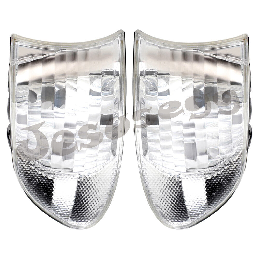 2x Left+Right Side White Corner Lights Parking Lamps Fits 99-01 for BMW 7-Series E38