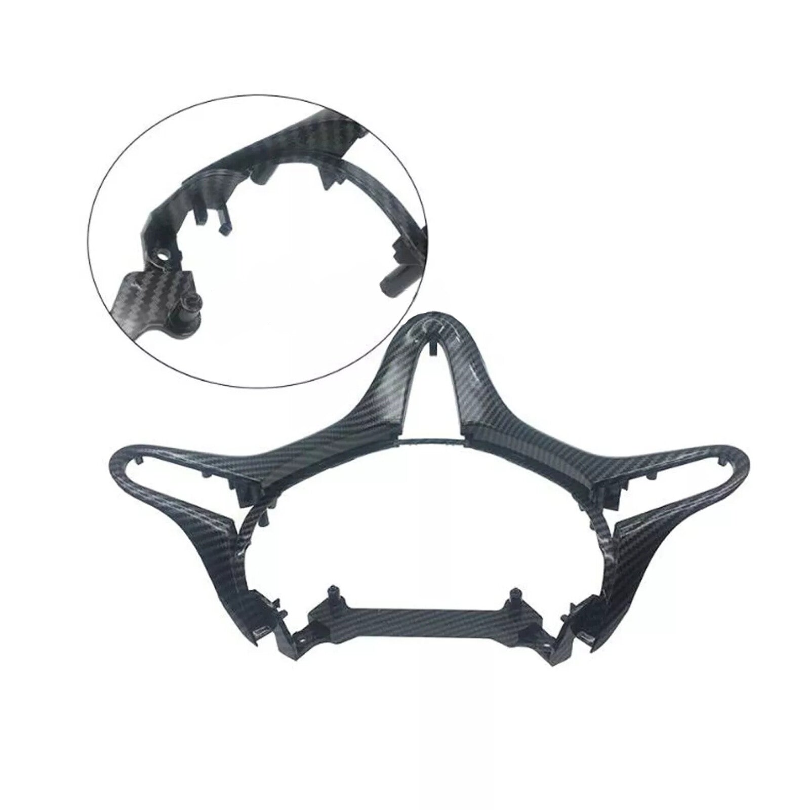 Carbon fiber steering wheel cover panel trim is available for 2006-2007-2011 for Honda for Civic vehicles.