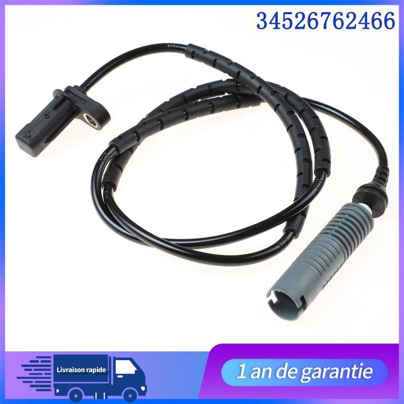 CAPTEUR ABS ARRIERE for BMW Serie 1 E81 E87 E82 E88 3 E90 E91 E92 34526762466 Neuf