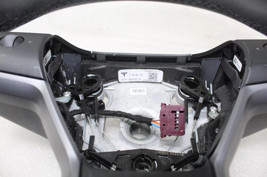 1490214-00-B Heated Leather Steering Wheel for Tesla Model 3 Y