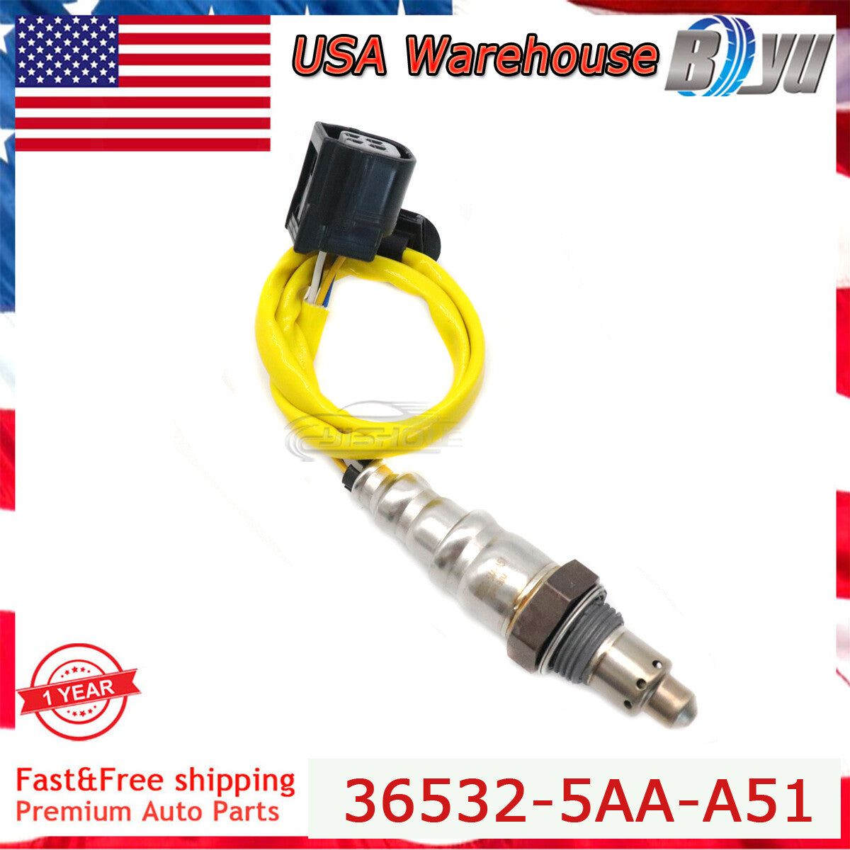 Downstream O2 Oxygen Sensor 36532-5AA-A51 For 2017-2020 for Honda CR-V for Civic 1.5L