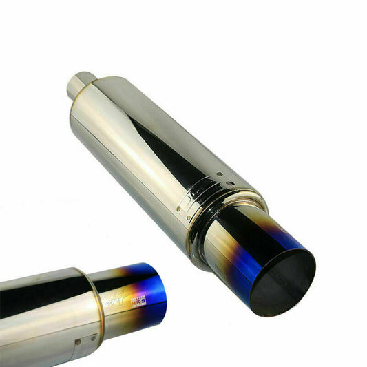 2 ID 3.5 OD Sport Great Sounds Straight Exhaust Muffler Tip 4.5 Deep Voice
