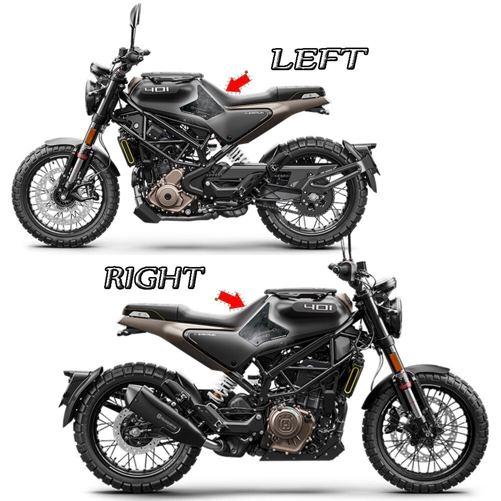 3D Gas Fuel Tank Pad Sticker Decals protection For Husqvarna Svartpilen 401 250