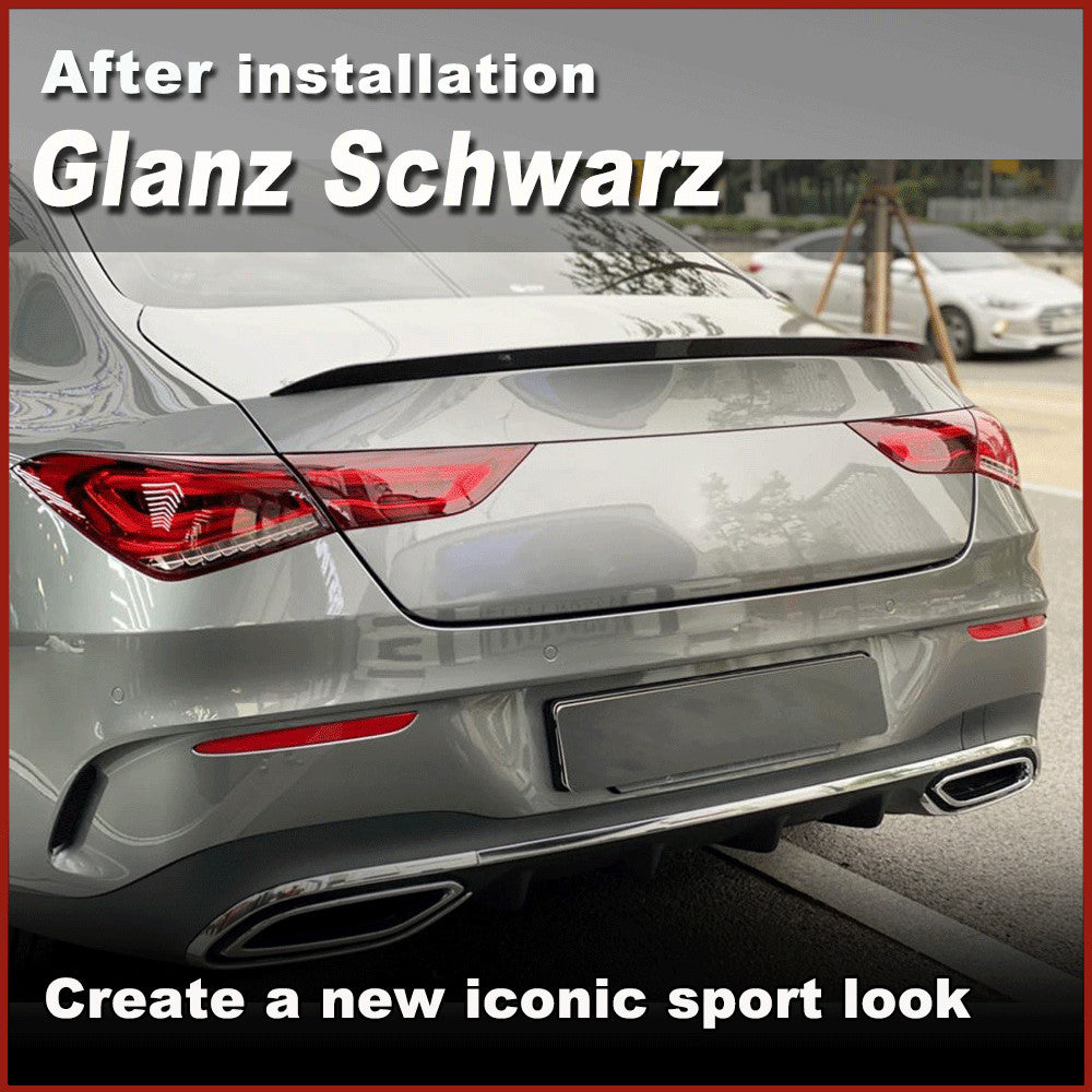 Fit for Benz C118 W118 CLA250 CLA45 20UP Rear Trunk Spoiler Wing Glossy Black