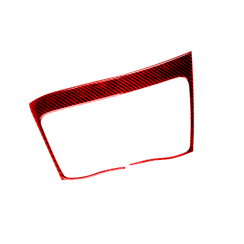 Red Carbon Fiber Dashboard Surround Display Trim for Honda CRV CR-V 2012-2016