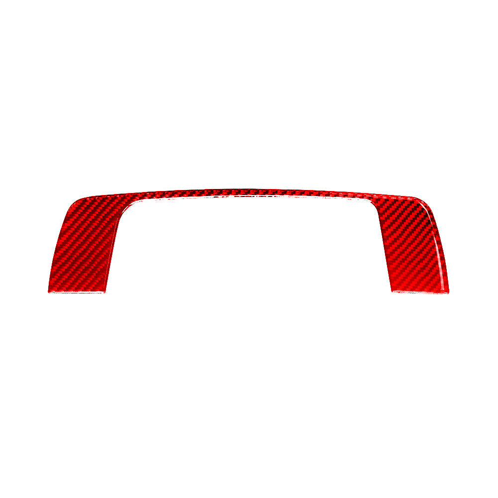 Red Carbon Fiber LCD Screen Above Frame Cover Trim for Nissan Altima 2019-2022