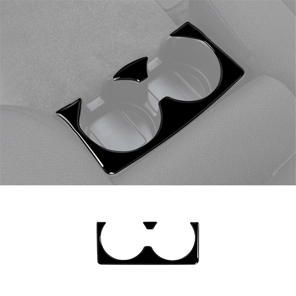 Gloss Black Rear Cup Holder (4DR) Cover For Colorado 2004-2012/ for canyon 2005-2012