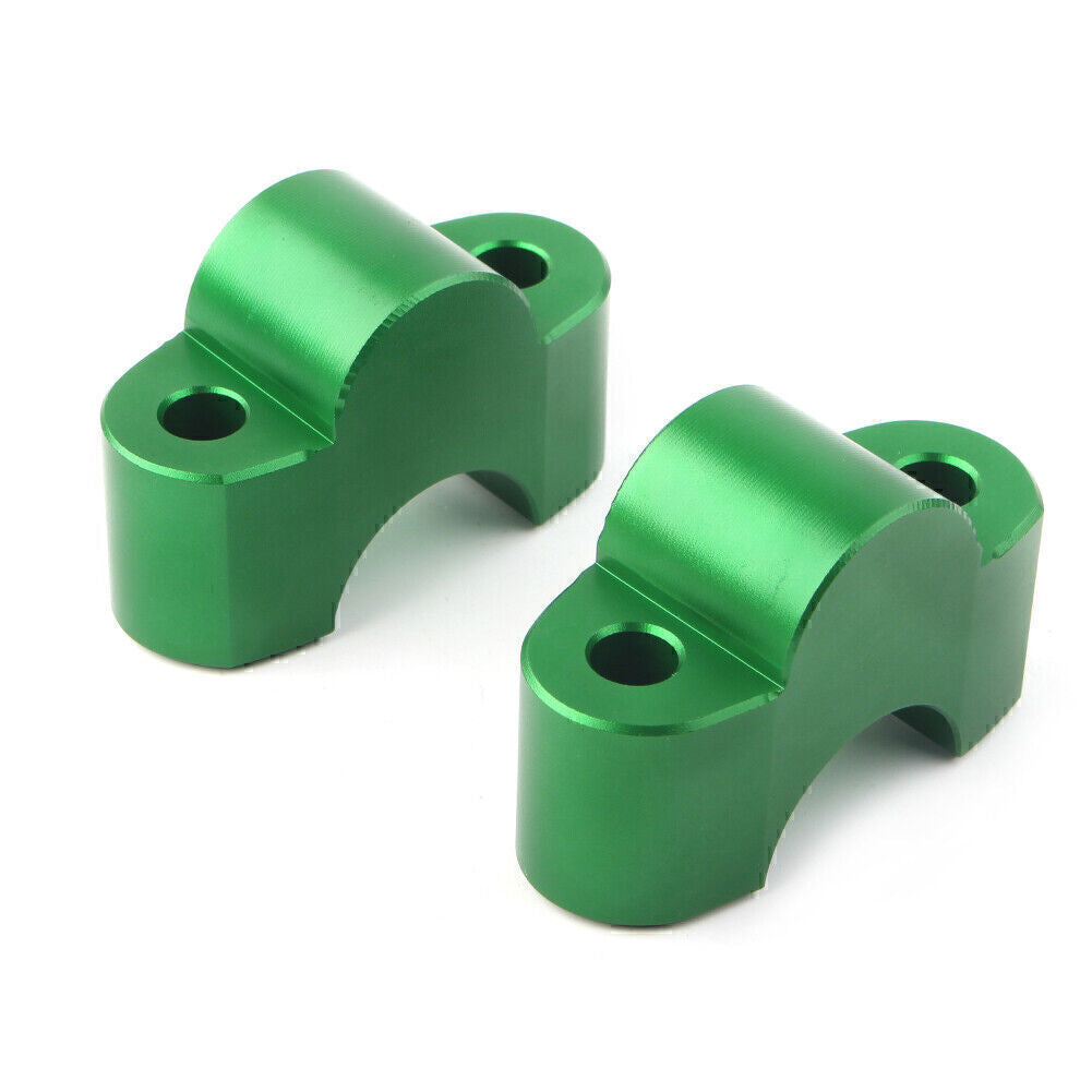 Handlebar Bar Risers Mount Bracket Clamp for KAWASAKI Z900RS 2018 2019-20 Green