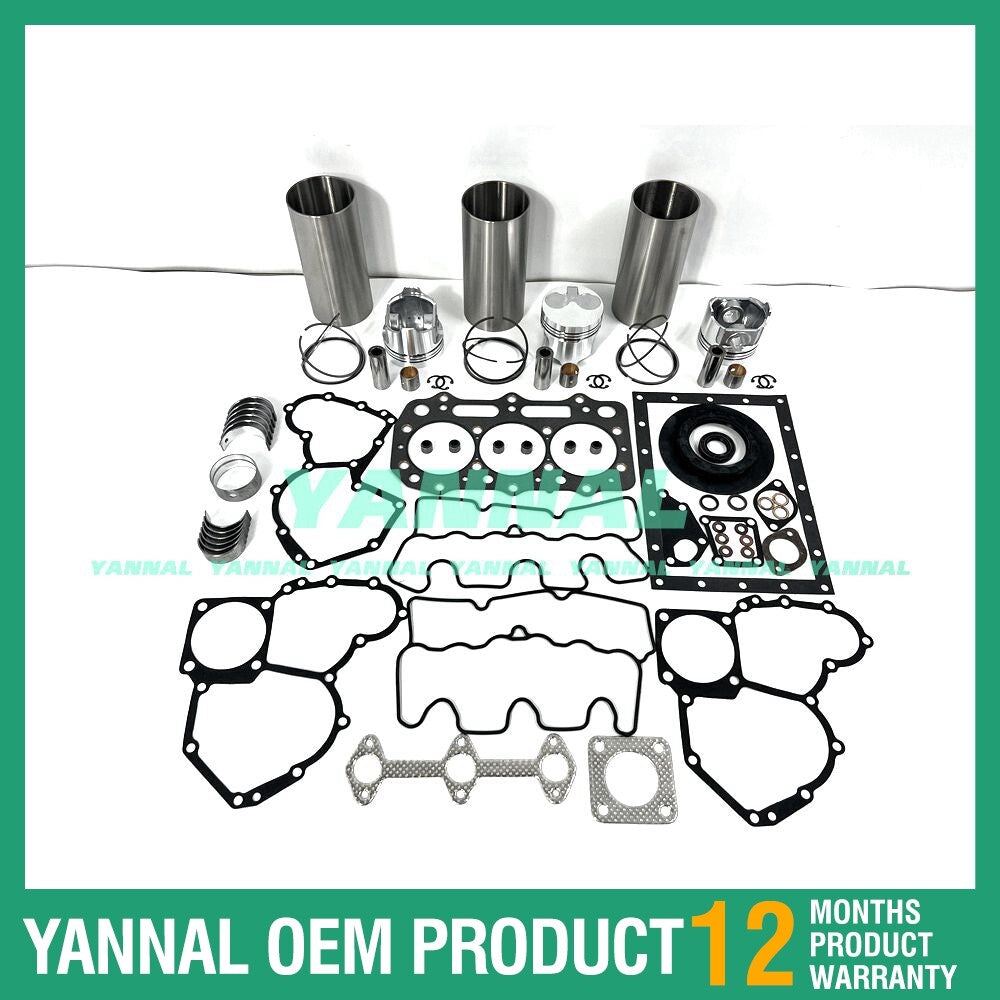 Engine overhaul and rebuild kit with washer bearings for Caterpillar C1.1 engines
