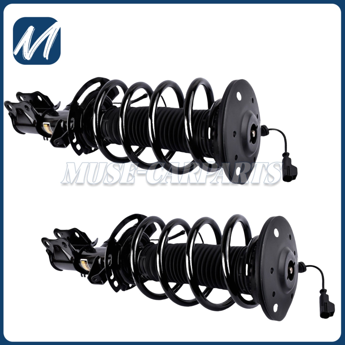 Pair Rear L&R Shock Absorber Struts Assys for Lincoln MKZ Gas Electric 2013-2020