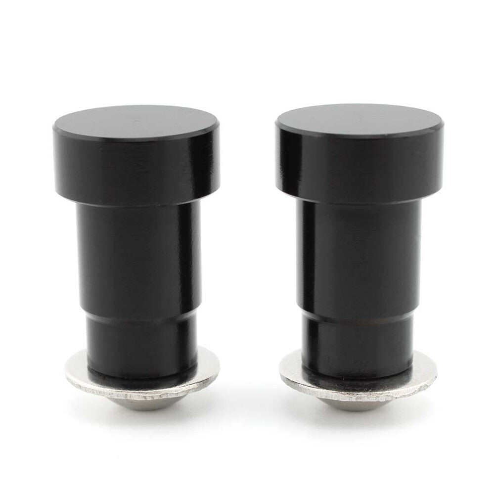 CNC Aluminum Motorcycle Mirror Hole Caps For Thruxton Black