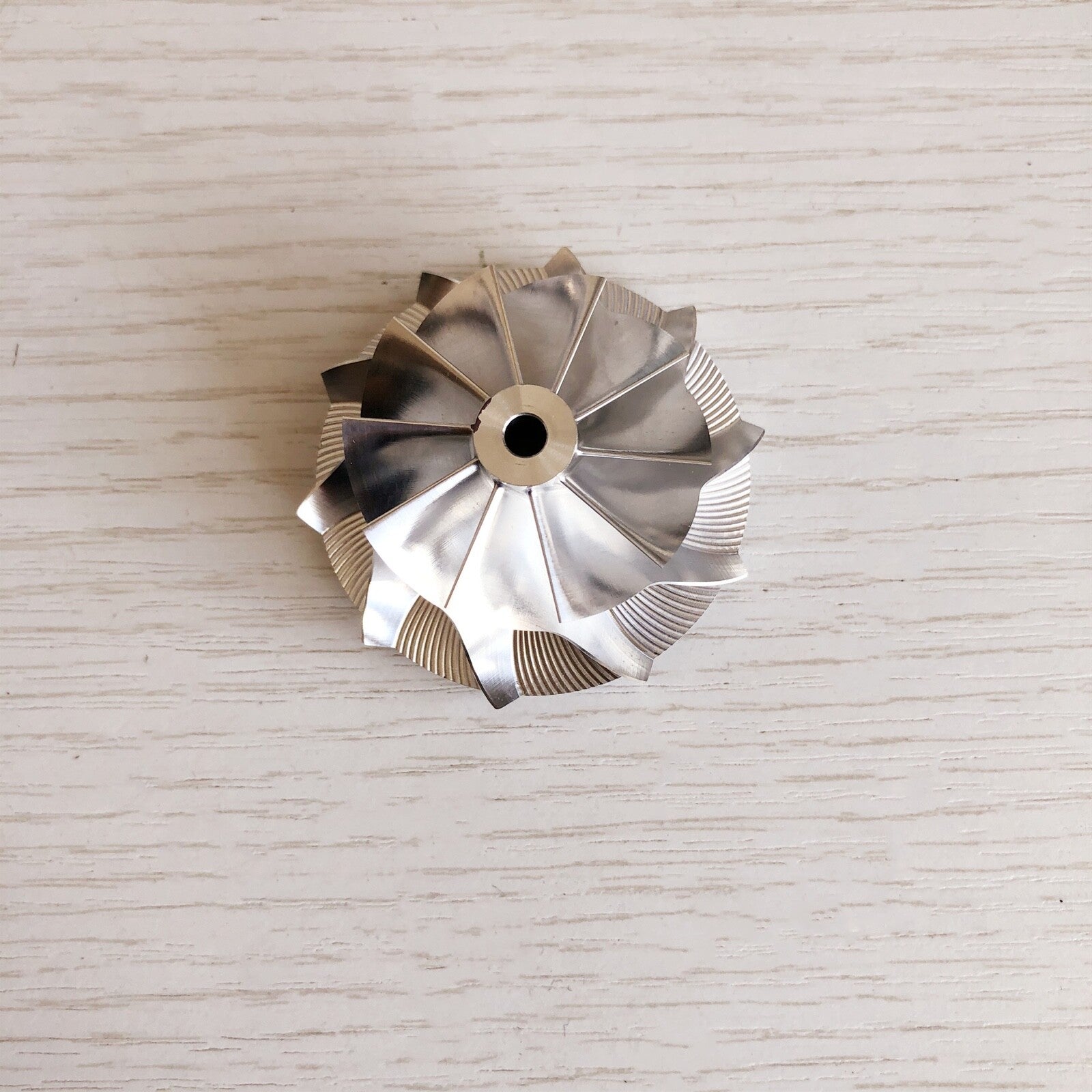 GT12 36.35/49.00 mm 10+0 Blade High-Performance Turbine Billet Compressor Wheel