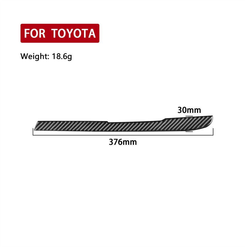 For T@yota Hilux Revo 2015-2021 RHD Carbon Central Control Air Vent Outlet Cover