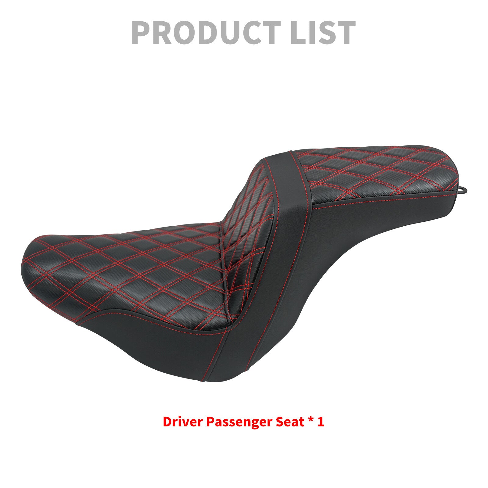 Driver Passenger Gel for Seat Red Line for Harley Low Rider FXLRS FXLRST 2018-2024