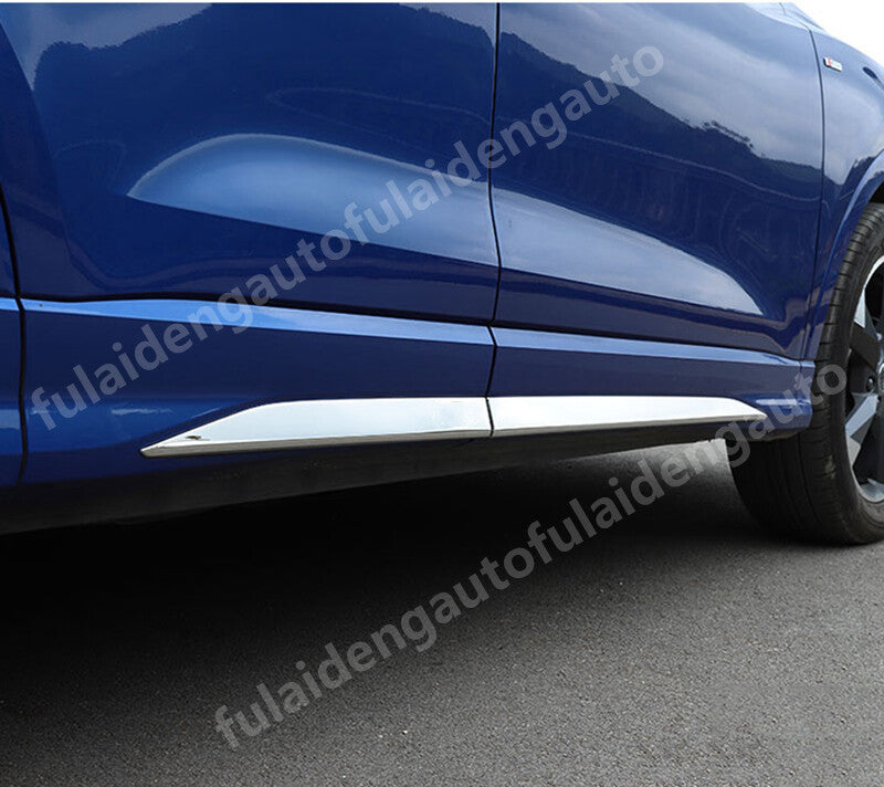 4pc for Audi Q3 2019-2022 Stainless Body Door Side protection Molding Cover Trim