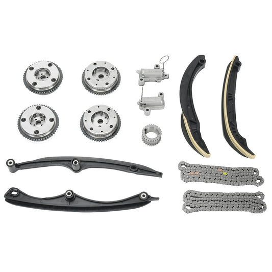 Updated Phasers Timing Chains Guides Tensioners Kit for Ford F150 3.5L 2017-2024