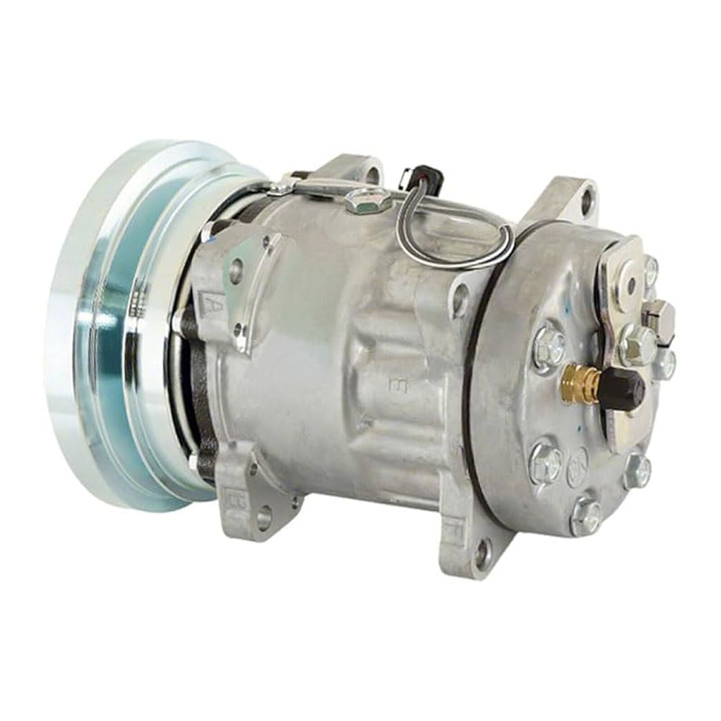 12V A/C Compressor 3E-1907 3E-1908 For Caterpillar C11 C13 Engine 416C 420D 426C