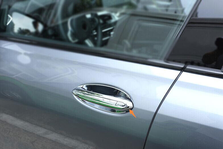 ABS Chrome Exterior Outside Door Handle Cover Trim for BMW 5 Series G30 2018-23