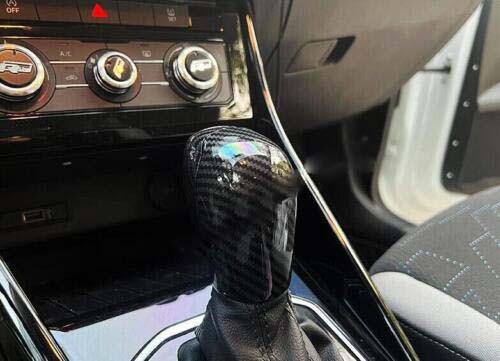 Fits for VW for Jetta 2011-2021 carbon fiber ABS internal shift button cover trim