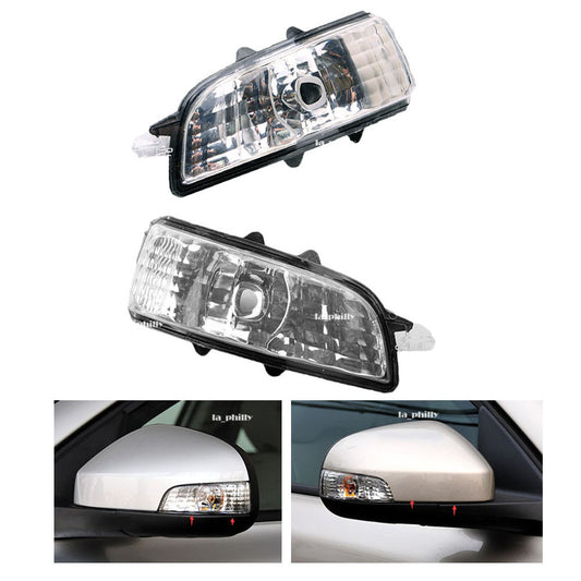 SET LH RH SIDE VIEW MIRROR TURN SIGNAL INDICATOR LENS for VOLVO S40 S60 S80 V70