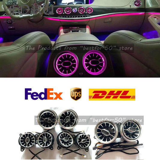 64 Colors Air Vent for Mercedes-Benz S-class W222 Interior Ambient Light Outlet