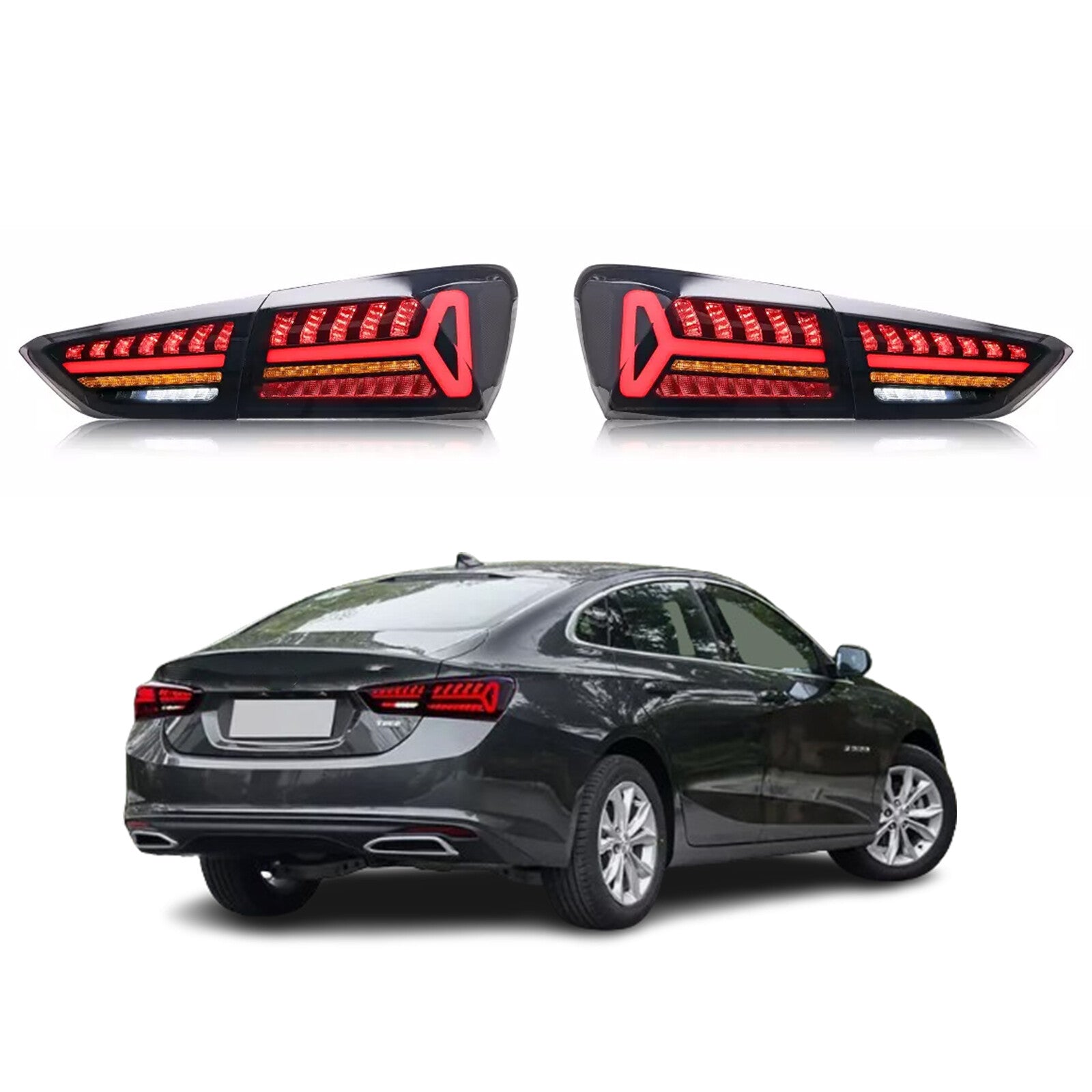 Sequential LED taillights for Chevrolet Malibu Smoke XL (2019-2021)
