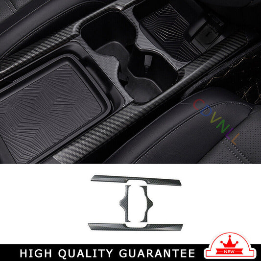 Gear Shift Both Side Cover Trim for Honda CRV CR-V 2017-2022 Steel Carbon Fiber