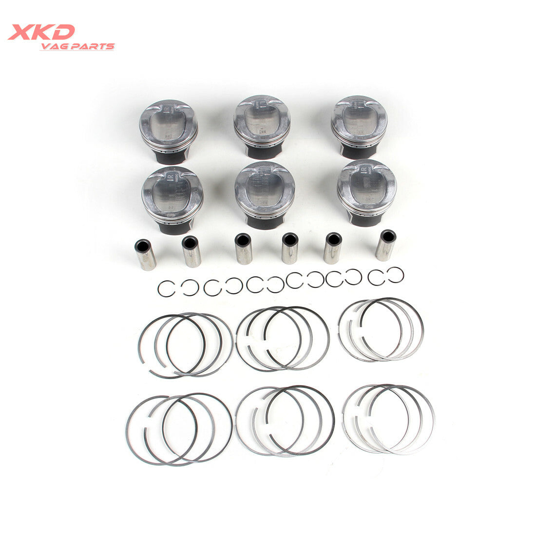 3.0T PistonRing Assembly Fit for Audi for A4 for A5 for A6 A7 Q7 CREC CRED CREH 06E107065DS