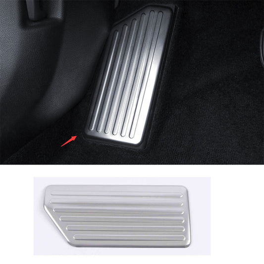 for Kia K5 2021-2023 Stainless Car Left Side Foot Rest Pedal Panel Cover Trim 1x