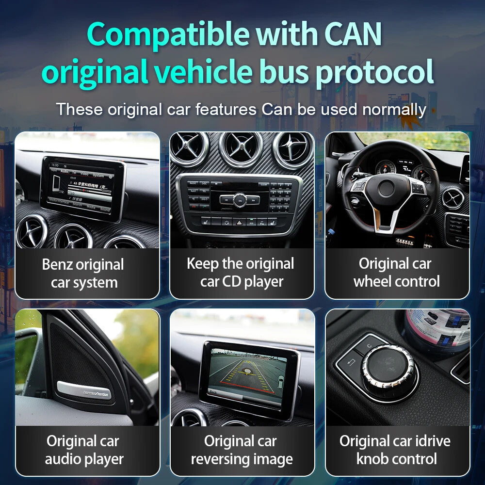 2012-18 Android for Mercedes for Benz A Class CLA GLA GPS CarPlay Multimedia Player