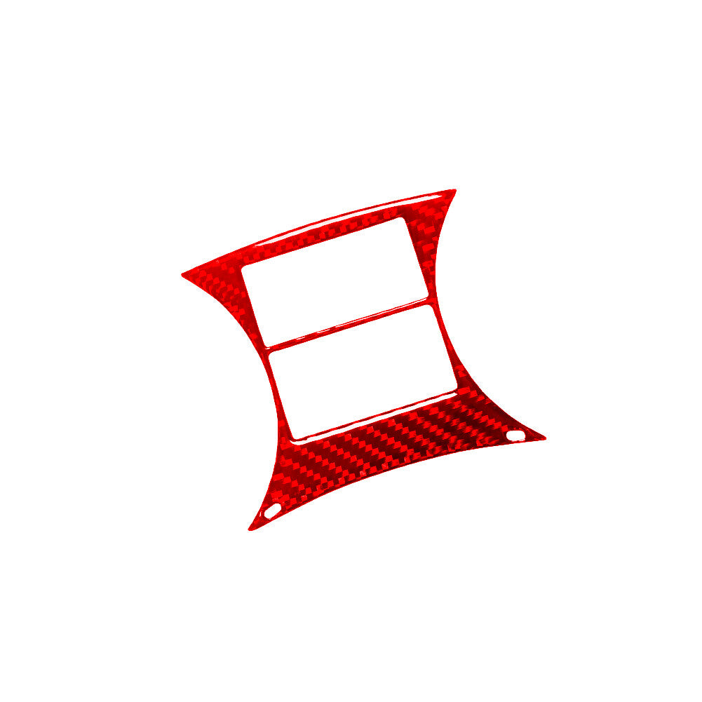 Red Speedometer Display Trim Cover Carbon Fiber for Mercedes R-Class 2009-2012