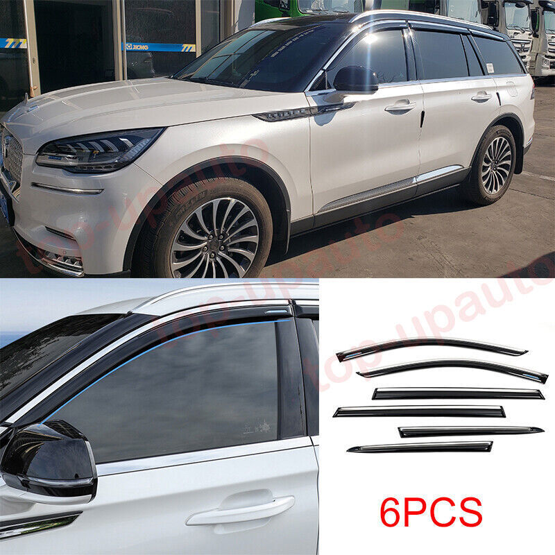 for Lincoln Aviator 2020-2024 Window Wind Visors Sun Rain Guard Vent Deflectors