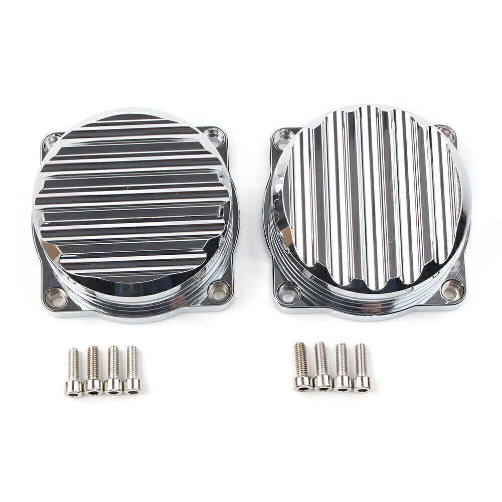 2X Carburetor Cover For Scrambler Thruxton 2008-2015 2009 2010 2011 2012 Chrome