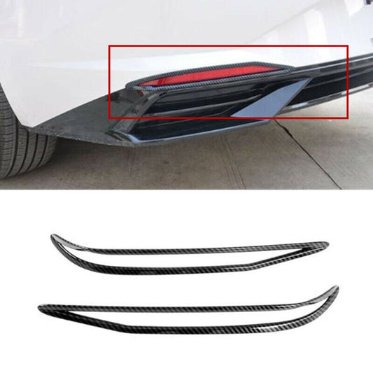 Carbon Fiber Rear bumper Fog Lamp Light Cover Trim for Hyundai for Elantra 2021-2023