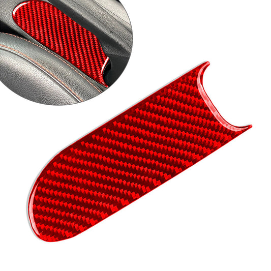 Carbon Fiber Handbrake Base Panel Cover Trim for Hyundai for Veloster JS N 2019-23