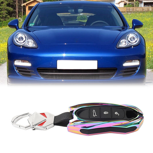 Remote Key Fob Case Shell Cover for Porsche 718 911 Macan for Cayenne Cayman
