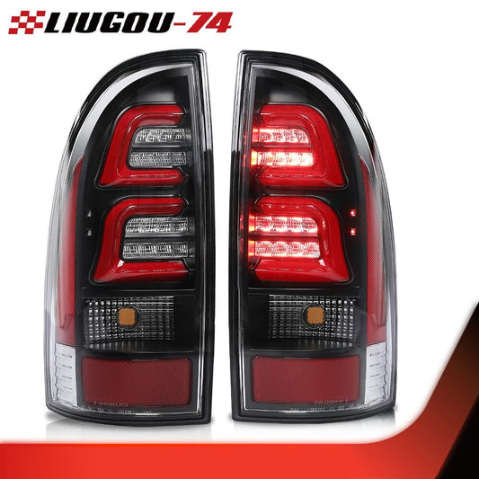 Suitable for 2005-2015 for Toyota Tacoma 3D LED tube taillights, brake lights, and parking lights in the USA.