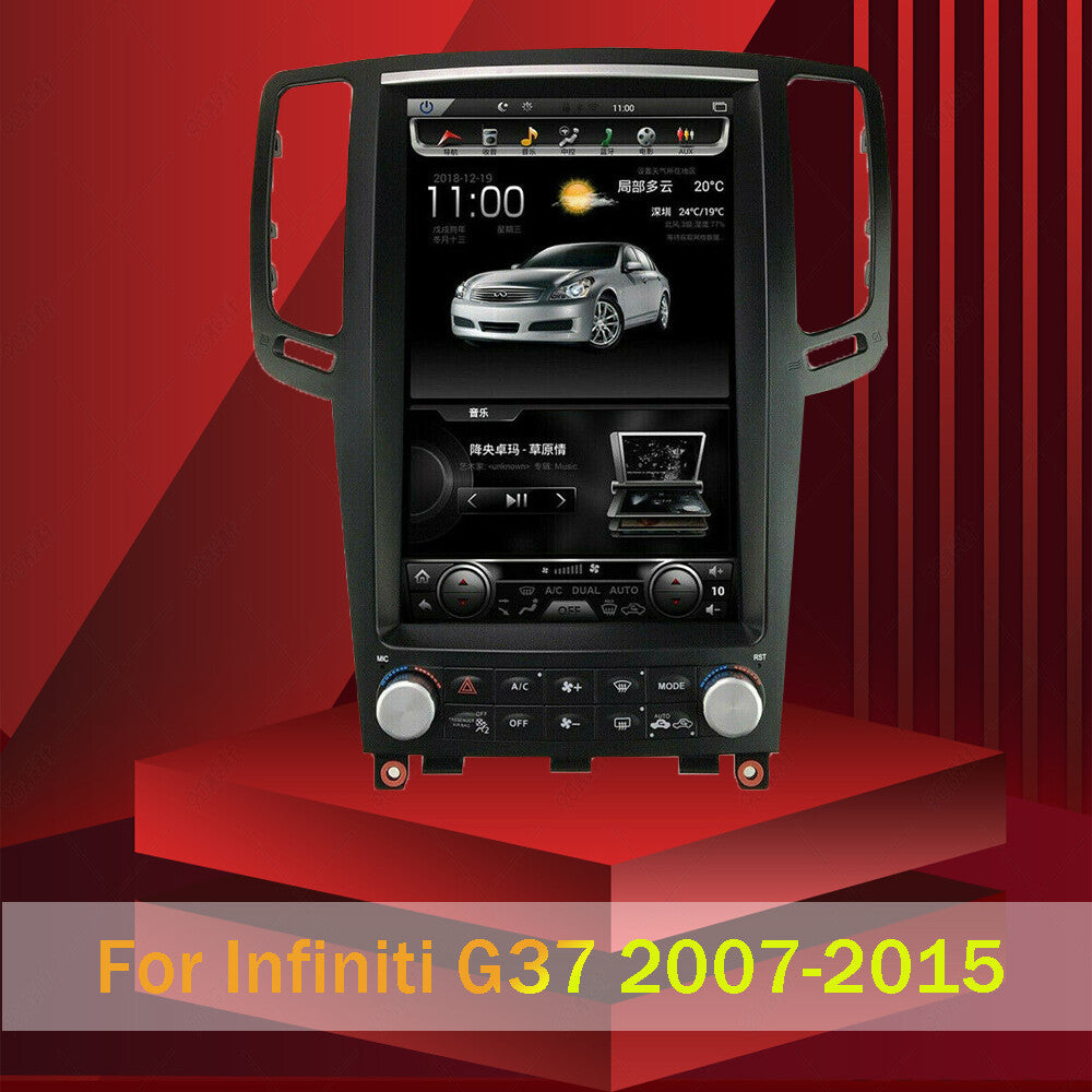 12.1 Android Car GPS Radio for Tesla Vertical Screen for Infiniti G35 G37 2007-2015