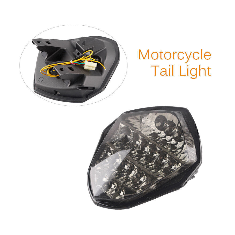 for Suzuki GSXR1000 2003-2004 Smoke Motorcycle LED Brake Stop Rear Tail Light