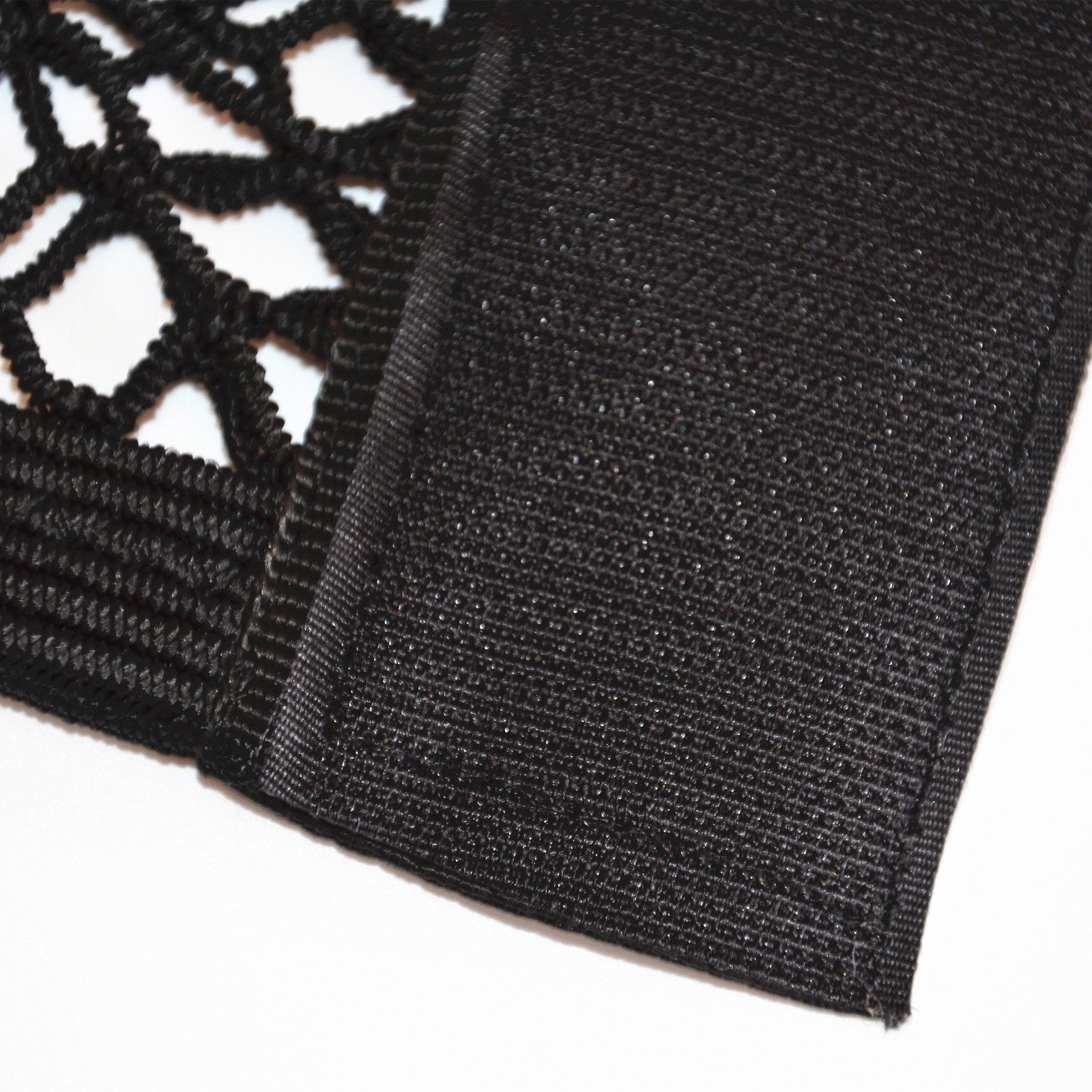 Black Car Rear Trunk for Seat Back Storage Tape Net String Nylon Resilient Bag