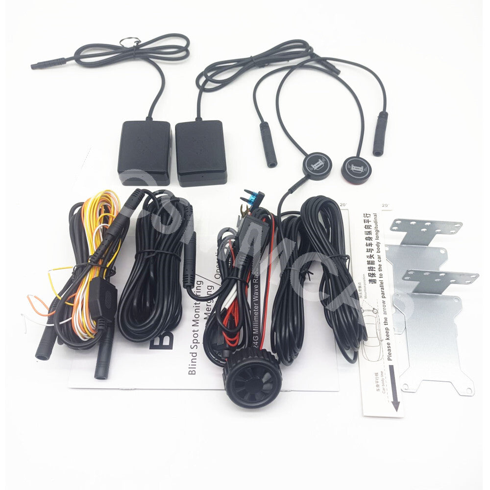 Car Blind Spot Mirror BSD Radar Detection Monitoring System Ultrasonic Sensor