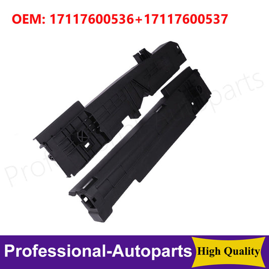 One pair of R+L radiator brackets are suitable for BMW F30 328i 335i F32 428i 435i