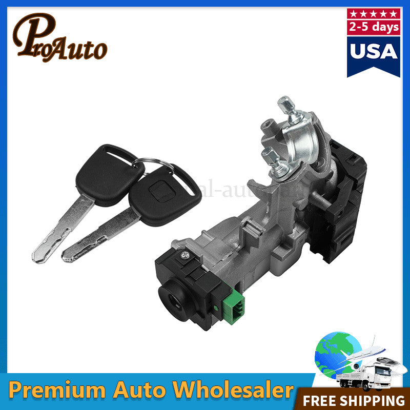 For 2005-2007 for Honda Accord Odyssey Ignition Switch Cylinder Lock Trans+2 Keys