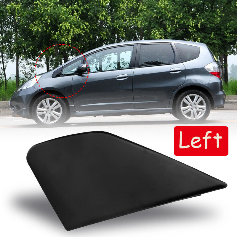 Left Side Window Mirror Corner Molding Trim Cover for Honda Fit Jazz 2009-2011