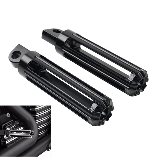 Pair Male Mount Foot Pegs Footrests for Harley Touring Sportster Softail Dyna
