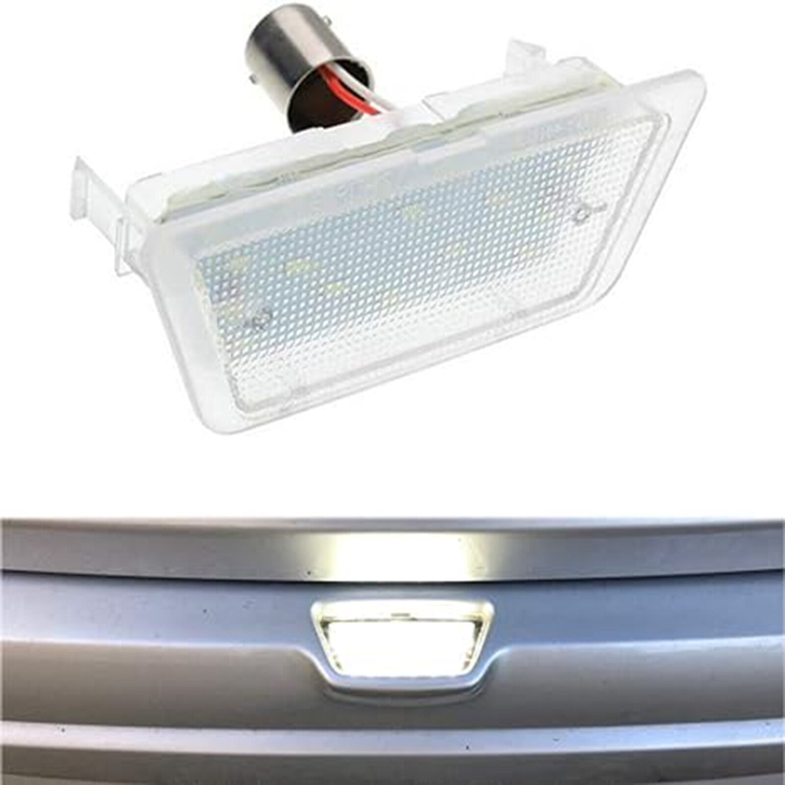 1pcs LED License Number Plate Lights for Opel Astra G for Vauxhall Astra G MK4 98-04