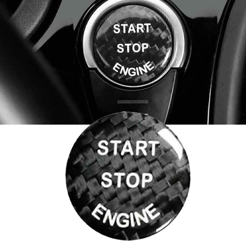 Keyless start button protective cover, Trim Fit, for BMW F-Chassis 1 2 3 4 5 6 X3 M5, Black.