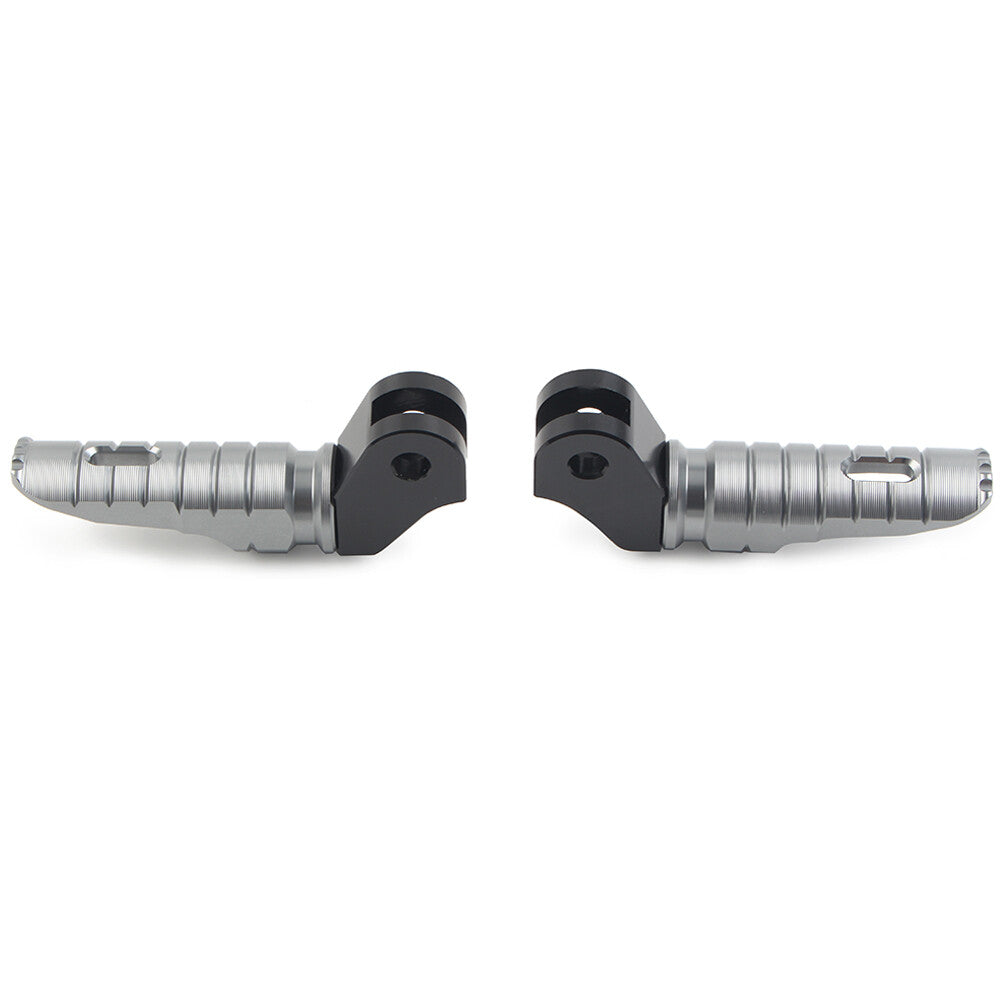 2x CNC Front Foot Pegs Footpegs Pedal Aluminum For T100 T120 2016-2022 Titanium