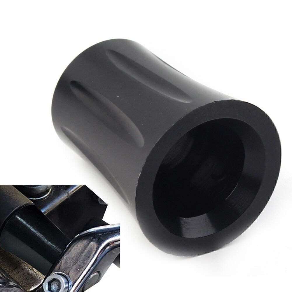 Black Heel Shift Shifter Shaft Cap Lever Eliminator for Harley CVO Road Glide